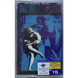 Cassette Tape เทปคาสเซ็ตเพลง Guns N Roses Use Your Illusions II ลิขสิทธิ์ ซีล Dont Cry Knockin On Heavens Door