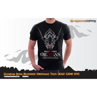 เสื้อยืด พิมพ์ลายกันดั้ม Iron Blooded Orphans Barbatos KAZ GDM 04