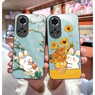 Dmy เคสโทรศัพท์มือถือกระจกนิรภัย ลายน่ารัก สําหรับ huawei nova 9 9se 8 8i 7 7se 7i 5T 4e 5 3 3i 2lite 2i mate 30 20X 20 10 P40 P30 P20 lite P10 plus Y6P Y7A Y9 prime