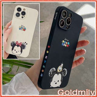 🔥 เคสไอโฟน11มิกกี้เม้าส์ เคส iPhone 14 Pro Max Mickey Minnie Case ไอโฟนลายแถบข้างกกี้เม้าส์ขอบเหลี่ยมซิลิโคนสำหรับ เคสApple iPhone 7 Plus 14 Pro Max 14 Xr เคสi11 X 6 เคสไอโฟน11 8 SE2 2020 เคสไอโฟน7พลัส 12 Pro i8plus เคสi12 เคสไอโฟน13 XS Max