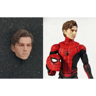 หัวสไปเดอร์แมน  spiderman head 1/12 scale tom holland  for ML SHF Mafex