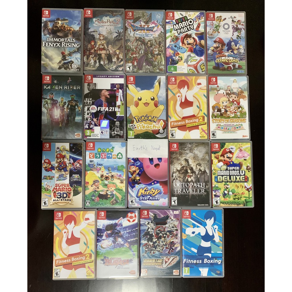 แผ่นเกมส์ NintendoSwitch มือ1และมือสองมือ2 Nintendoswitch game มือสอง