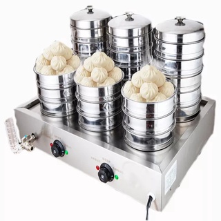 เครื่องนึ่งติ่มซำแก๊ส dumpling แบบตั้งโต๊ะ desktop six-hole steaming boiler steamer electric steamer✅✅สินค้าพร้อมส่งค่ะ✅