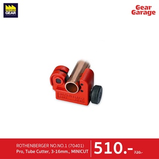 ROTHENBERGER NO.1 (70401) Pro, Tube Cutter, 3-16mm., MINICUT Gear Garage By Factory Gear