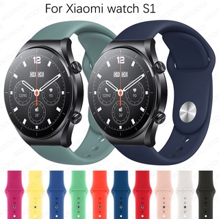 สายนาฬิกาข้อมือซิลิโคน สําหรับ Xiaomi watch S1 / S1 Active Smartwatch