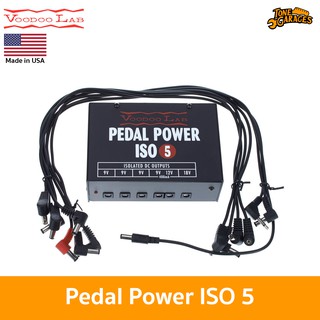 Voodoo Lab Pedal Power ISO 5 พาวเวอร์ซัพพลาย Power Supply จ่ายไฟ เอฟเฟค Pedalboard Made in USA