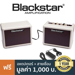 Blackstar® FLY 3 Stereo Pack แอมป์กีตาร์ &amp; ตู้ลำโพงคาบิเน็ต ระบบสเตอริโอ 6 วัตต์ + พร้อมของแถม ** ประกันศูนย์ 1 ปี **