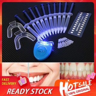 ❆HW❆Pro Teeth Whitening Tooth Whitener LED White Light Oral Gel Dental Bleaching Kit