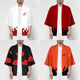 เสื้อคลุม พิมพ์ลาย สไตล์คอสเพลย์การ์ตูนอะนิเมะ naruto akatsuki uchiha itachi