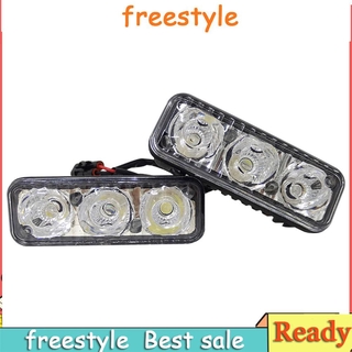 Cnsunnylight ไฟ Led Drl กันน้ําสําหรับติดรถยนต์ 1 คู่