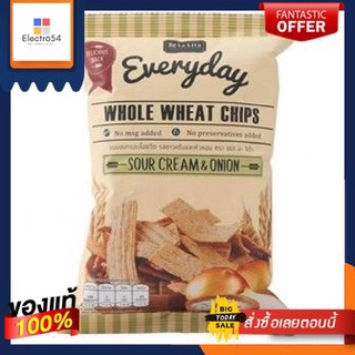 (แพ็ค2)De La Lita Whole Wheat Chips Sour Cream 70g/เดอ ลา ลิตา โฮลวีตชิปส์ ซาวร์ครีม 70g(Pack2)De La Lita Whole Wheat Ch