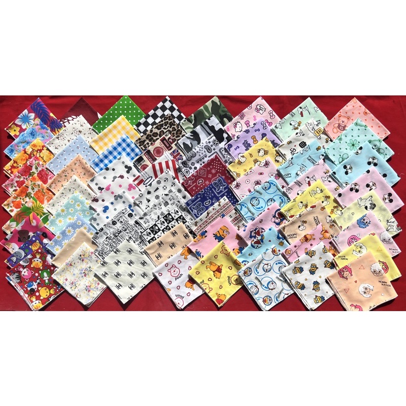 ผ้าเช็ดหน้าเด็กนักเรียน โหลละ 80 บาท (1โหลมี 12 ผืน) 27*27cm รูปที่ 4