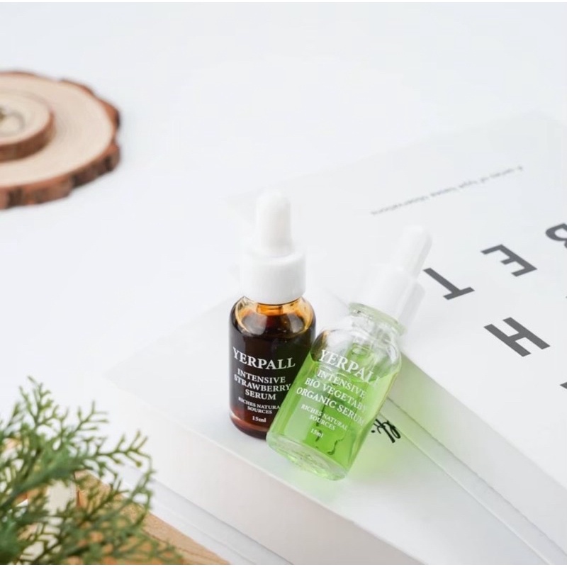 เซรั่มผัก + เซรั่มสตอ ลดสิว รอยสิว Yerpall  Thailand