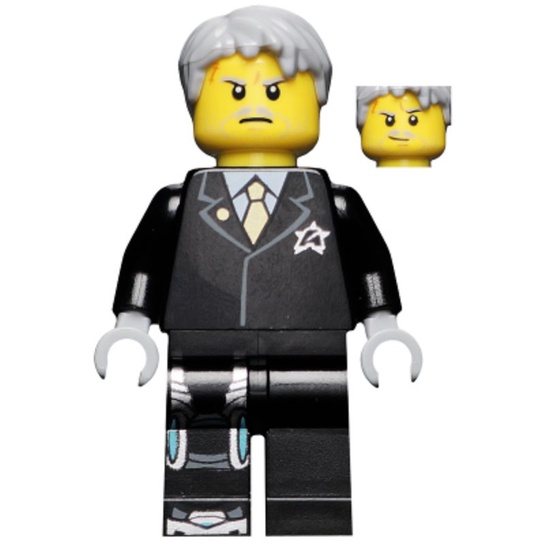 Lego Minifigure Ultra Agents uagt010 Agent Solomon Blaze