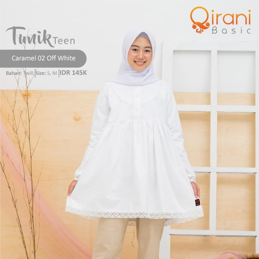 QIRANI Basic Top for Teenage Women Caramel 02