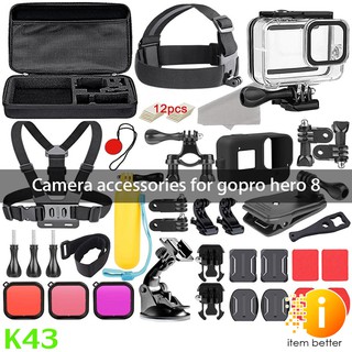 Gopro HERO8 Accessories Kit-2 อุปกรณ์เสริมสําหรับกล้อง Gopro Hero 8 (K-43)