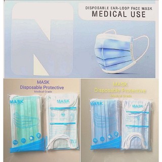 หน้ากากอนามัย 3 ชั้นทางการแพทย์ Surgical Mask มีคุณภาพ ได้มาตราฐาน แพ็คเกจแบบพกพา (**สินค้าโรงงานไทยผลิต**)