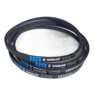 Sanlux สายพานสามเหลี่ยม B-type สายพานส่งกำลังแคบ V-belt สายพานยางอุตสาหกรรม pit belt สายพานมอเตอร์ B600 ถึง 4250