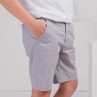 UrbanSNAPS CHINO SHORT PANTS (สีเทาอ่อน Grey) สแน็ปซ์กางเกงช…