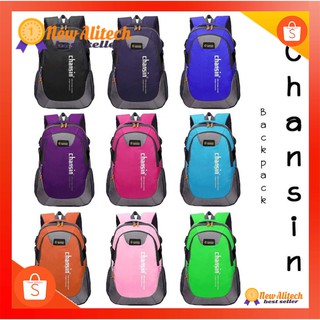 New Alitech B008 กระเป๋าเป้ผู้ชาย CHANSIN Backpack กระเป๋าเป้สะพายหลัง (ดำ/น้ำเงิน) รุ่น 103