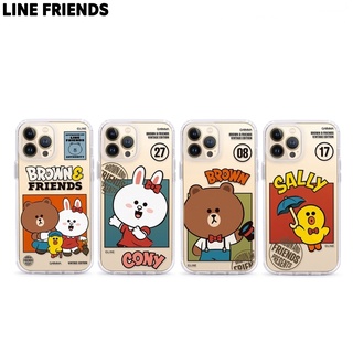 Line Friends เคสกันกระแทกลิขสิทธิ์แท้เกรดพรีเมี่ยม เคสสำหรับ iPhone 13/ 13Pro/ 13Promax(ของแท้100%)