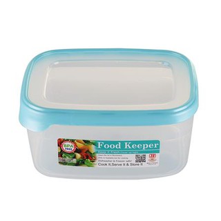 กล่องอาหารเหลี่ยม FOOD KEEPER N1434 1.8 ลิตร ผลิตจากวัสดุคุณภาพดี