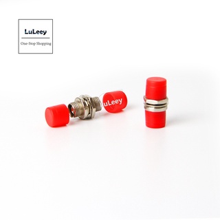 LuLeey 100PCs FC-FC Optical Fiber Coupler Adapter FC To FC Round Flange Connector Metal Alloy