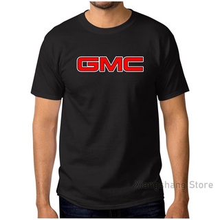 T-shirt  เสื้อยืด พิมพ์ลายโลโก้รถยนต์ Gmc สําหรับคู่รักS-5XL