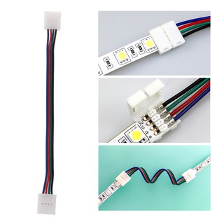 ☀S☀4 Pin 10mm 17cm RGB LED Strip Light Adapter Connector Wire For 5050 LED Light