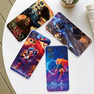 เคสโทรศัพท์ซิลิโคน TPU แบบนิ่ม ลาย League of Legends LoL Hero สําหรับ Xiaomi Redmi 10 Note 11