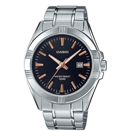 Casio Standard นาฬิกาข้อมือผู้ชาย สายสแตนเลส รุ่น MTP-1308D