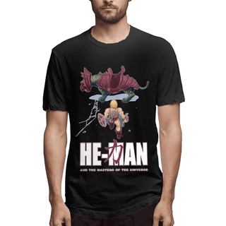 เสื้อยืด พิมพ์ลายกราฟฟิค He-Man And The Masters Of The Print สําหรับผู้ชาย สีขาว