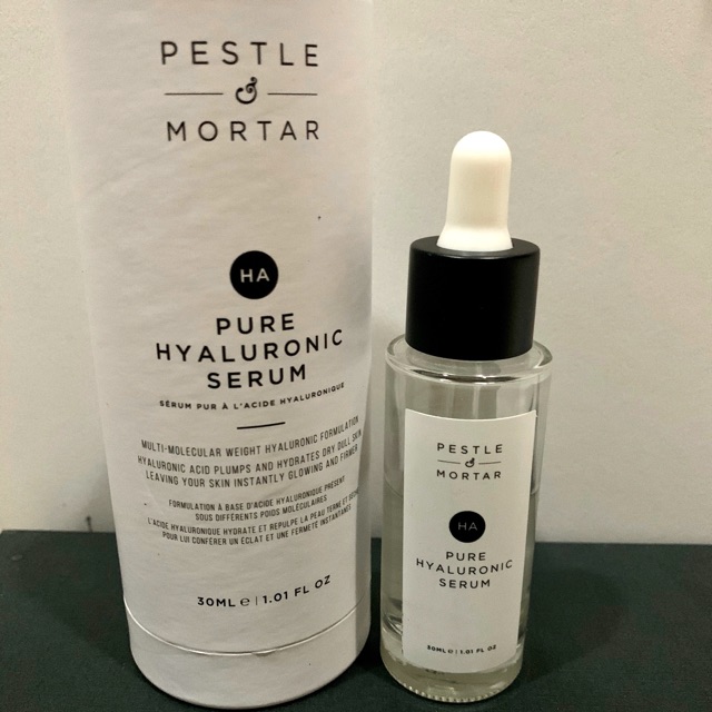 (Use) PESTLE and MORTAR Pure Hyaluronic Serum