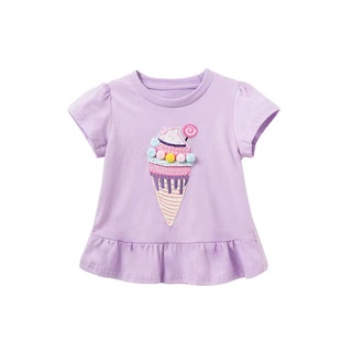 ชุดเด็ก เสื้อยืดแขนสั้น ผ้าฝ้าย พิมพ์ลายการ์ตูนยูนิคอร์น นางเงือกน่ารัก แฟชั่นฤดูร้อน สําหรับเด็กผู้หญิง 1-8 ปี Malwee - รูปที่ 2