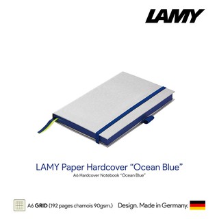 Lamy Paper "Ocean Blue" A6 Hardcover Notebook - สมุดโน๊ตลามี่ ปกแข็ง ขนาด A6 สีโอเชี่ยนบลู