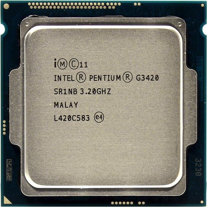 DUAL CORE INTEL PROCESSOR G3420 PROCESSOR G 3420 TRAY + พัดลม LGA1150