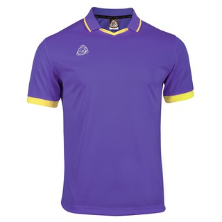 EGO SPORT EG1015 เสื้อฟุตบอลคอวีปก  สีม่วงเข้ม