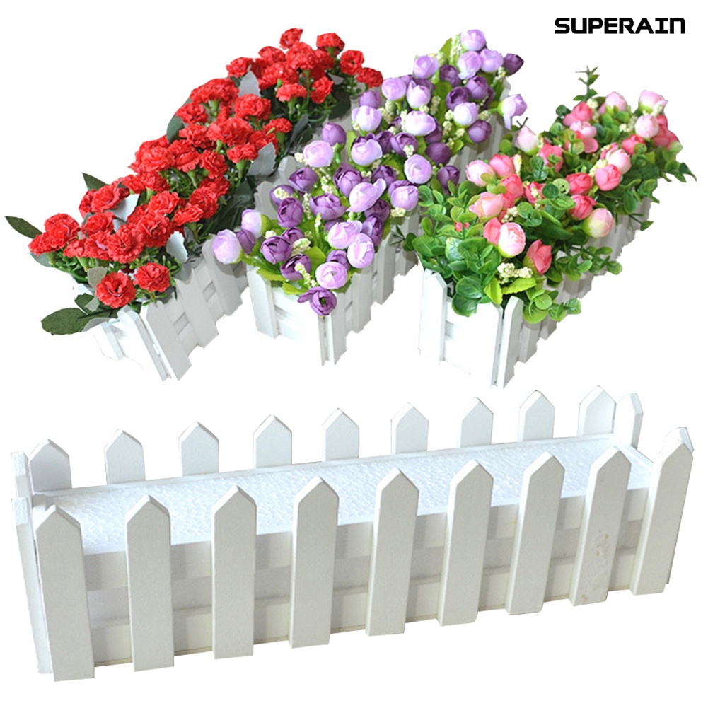 กระถางต้นไม้ แบบไม้ สําหรับตกแต่งบ้าน สวน รั้ว งานแต่งงาน