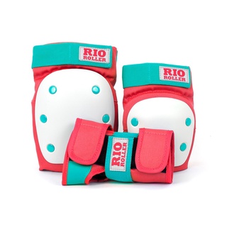 [พร้อมส่ง] Rio Roller Triple Pad Set สี Red/Mint