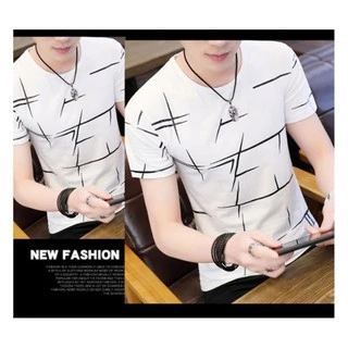 👕พร้อมส่งเสื้อยืดแฟชั่นผู้ชายลุคเกาหลี เนื้อผ้าดี ผ้าเนียนนุ่ม ใส่ไปไหนก็ดูเท่