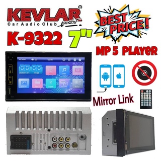 KEVLA K K-9322 MP5 ขนาด 2 ดิน รองรับระบบ mirror link