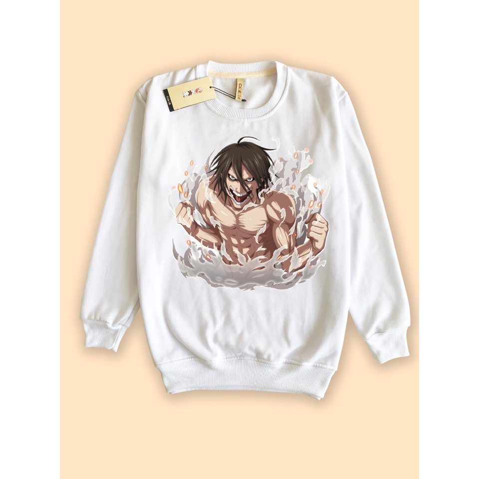 เสื้อกันหนาว Anime Attack on titan Eren Rogue Titan