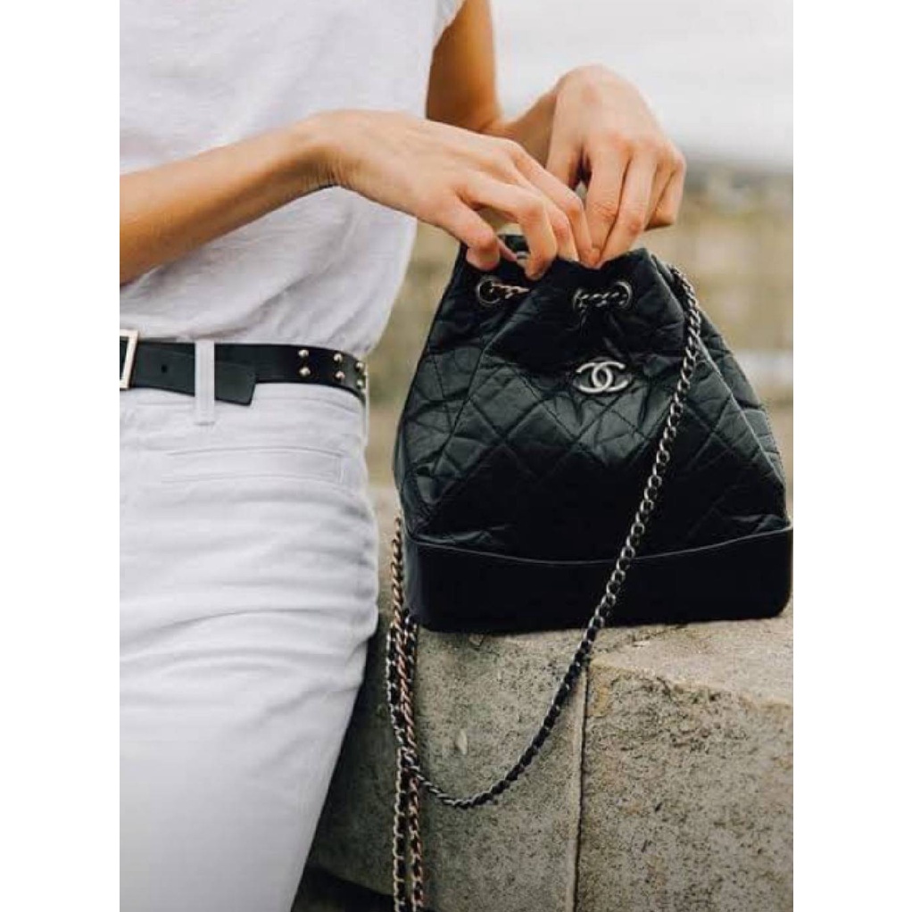 📌พร้อมส่ง📌 กระเป๋าเป้ Chanel mini 8หนังlamb อะไหล่ทองเงิน เหมือนของจริงมาก อุปกรณ์ครบ