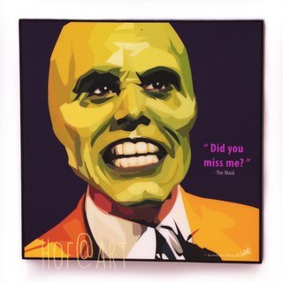 The Mask #1 เดอะ แมสค์ หน้ากากเทวดา ภาพยนตร์ movie รูปภาพ​ติดผนัง pop art กรอบรูป แต่งบ้าน ของขวัญ โปสเตอร์ รูปภาพ