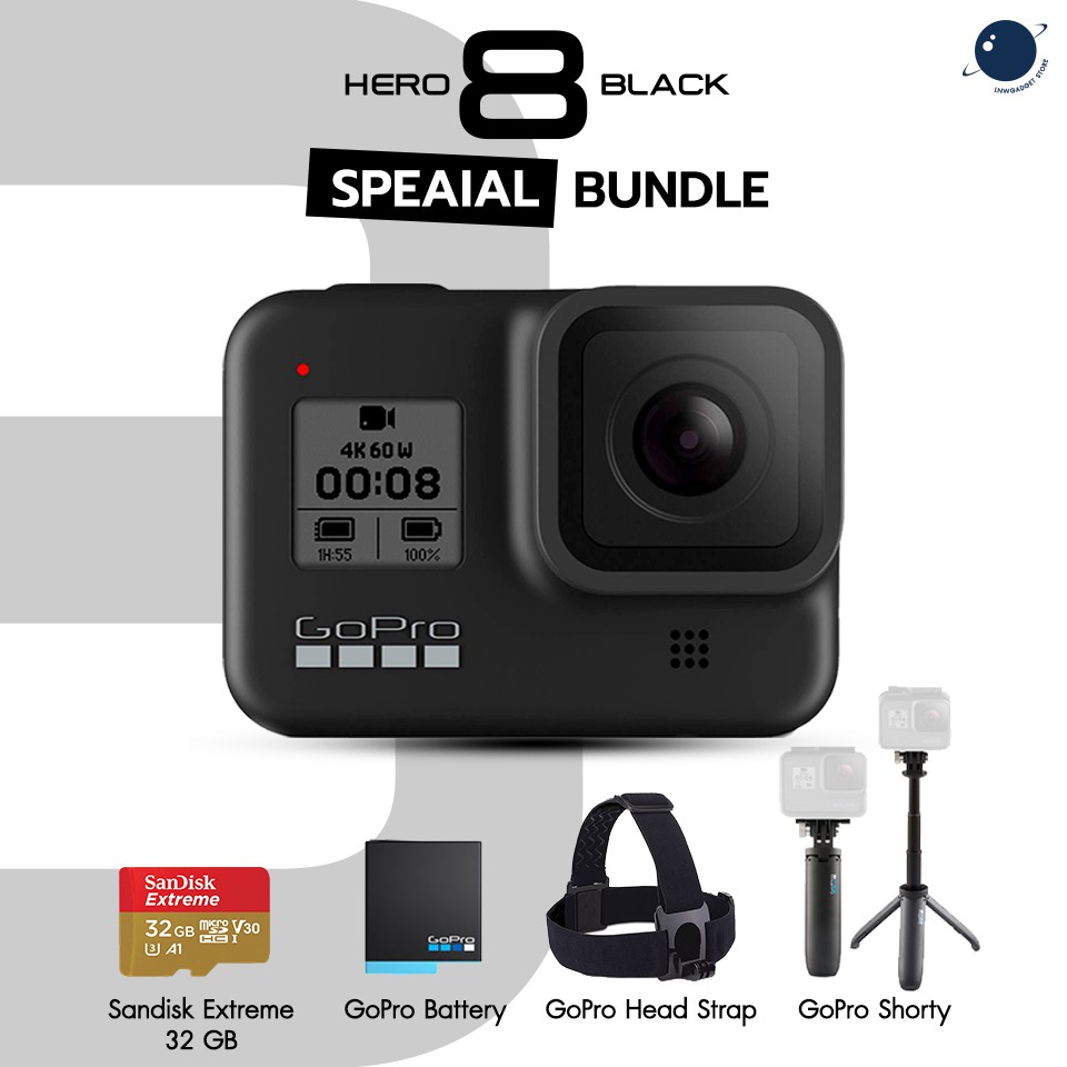 GoPro HERO 8 Black กล้องแอคชั่นพร้อม HyperSmooth 2.0