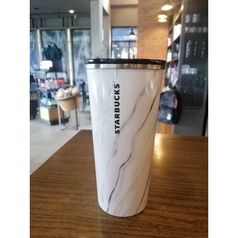 แก้ว Starbucks ลายหินอ่อน White Marble