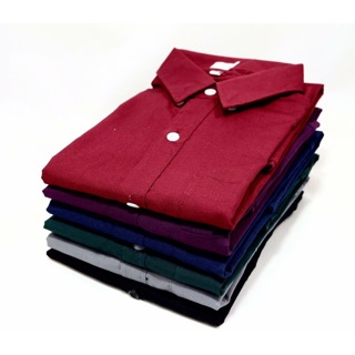 เสื้อเชิ้ตผ้าอ็อกฟอร์ดนำเข้า slim-fit  ผ้าดีใส่สบาย unisex 😊