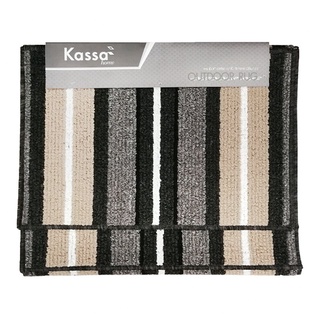 Chaixing Home พรมดักฝุ่น KASSA HOME รุ่น CORAL GABLES-GREY TO ขนาด 60 x 150, 40 x 60 ซม. (ชุด 2 ชิ้น) สีเทา