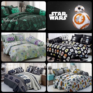 💫Starwars💫 ผ้าปูที่นอน + ผ้านวม ลิขสิทธิ์แท้💯% ยี่ห้อ Tulip Delight