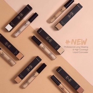 Merrezca Professional Long Wearing&amp; Hight Coverage Liquid Concealer เมอร์เรสก้า ลิควิด คอลซีลเลอร์ 4กรัม